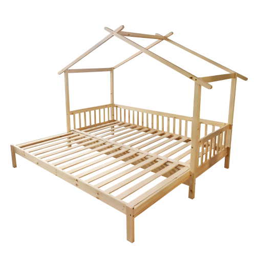 Detská Montessori posteľ KESIO s prístelkou