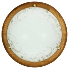 Stropná lampa Herba 30 štandardné drevo 1x60 E27 dub