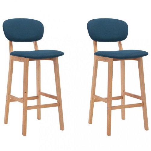 Barová židle 2 ks Dekorhome - BAREVNÁ VARIANTA: Modrá