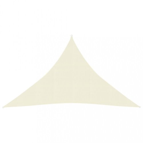 Stínící plachta trojúhelníková HDPE 3 x 3 x 3 m Dekorhome - BAREVNÁ VARIANTA: Tmavě zelená