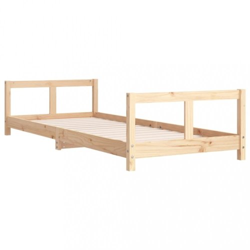 Dětská postel 80 x 200 cm masivní borové dřevo