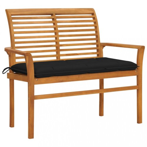 Zahradní lavice s poduškou 112 cm Dekorhome