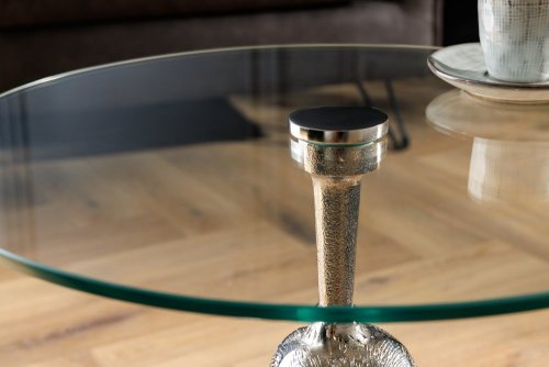 Odkládací stolek AMDAS Dekorhome - BAREVNÁ VARIANTA: Stříbrná