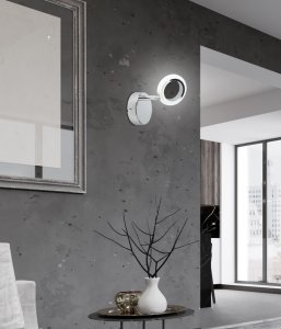 Nástenná lampa 1X4W LED 3000K chróm AURELION