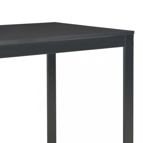 Písací stôl 120x60 cm drevotrieska / oceľ Dekorhome - BAREVNÁ VARIANTA: Biela