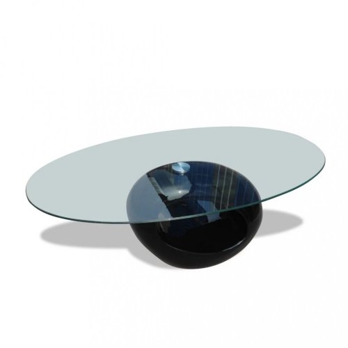 Konferenční stolek lamino / sklo Dekorhome