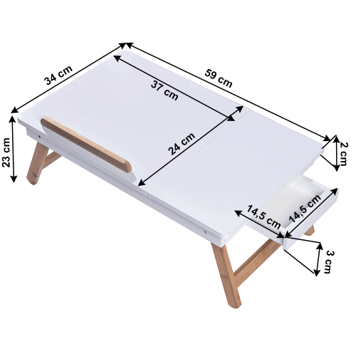 Příruční stolek na notebook MELTEN
