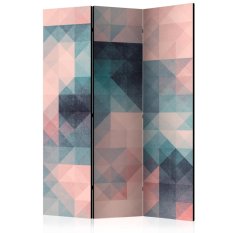 Paraván - Pixels (Green and Pink) [Room Dividers]