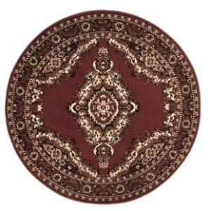 Kusový koberec TEHERAN T-102 brown kruh 190x190 (průměr) kruh