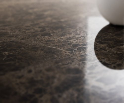 Jedálenský stôl Edge oválny 280x130 keramika Laminam® Emperador extra