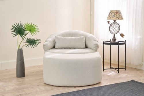 Rozkládací křeslo Pitta - Cream