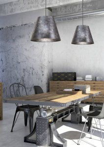 Závesná stropná lampa 1X60W E27 zlatá PLATINO