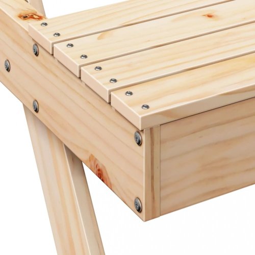 Piknikový stůl 105 x 134 x 75 cm masivní borové dřevo