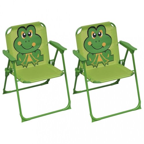 Dětské zahradní židle 2 ks Dekorhome - BAREVNÁ VARIANTA: Zelená