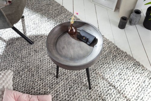 Odkládací stolek EUNOMIA Dekorhome - PRŮMĚR: 35 cm