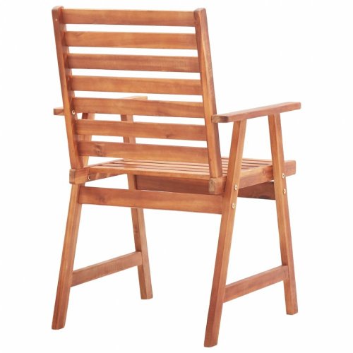 Zahradní jídelní židle 3 ks akáciové dřevo Dekorhome