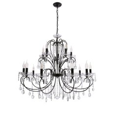 Aurora zwis 10+5 *40W E14 czarny