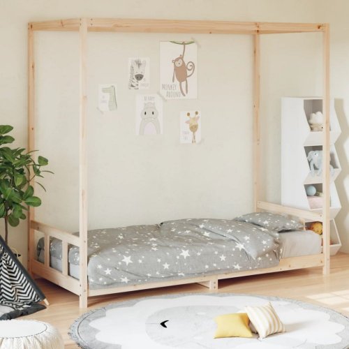 Detská posteľ s nebesami Dekorhome - ROZMER LÔŽKA: 80 x 200 cm