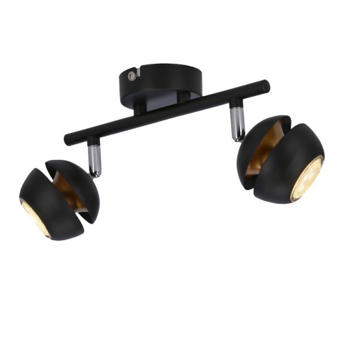 LED pásek Boni 2x3W GU10 černý - POSLEDNÍ KUS