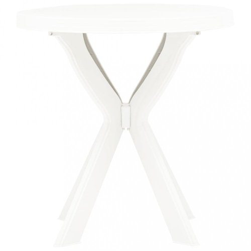 Zahradní bistro stolek bílá Dekorhome