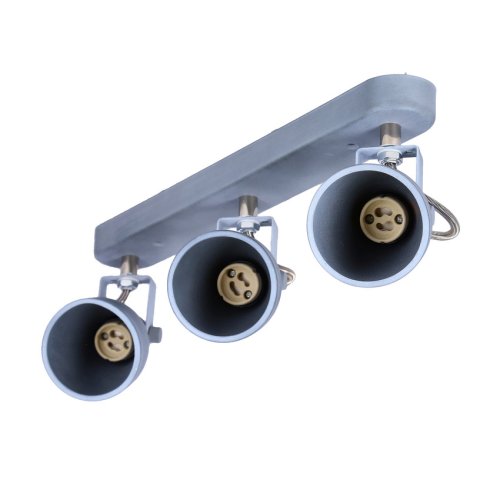 Nástenná svietiaca páska 3X40W GU10 matná sivá ASH