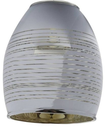 Zrkadlové lakované sklenené tienidlo E14 pre lampy Milton