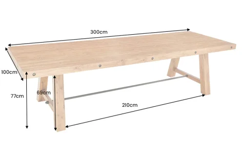Jídelní stůl FÉNIX Dekorhome