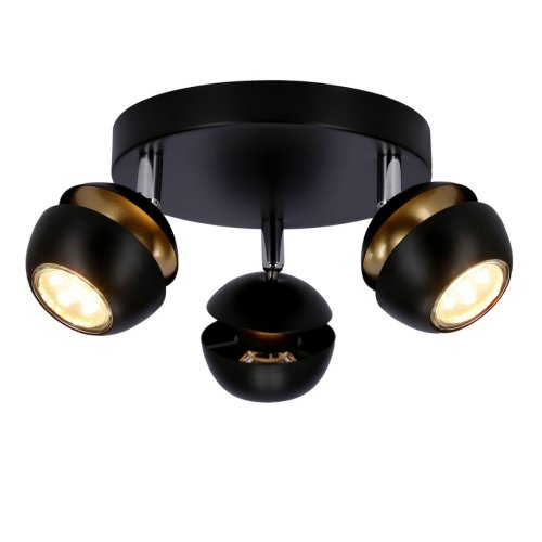 Stropní lampa Boni 3x3W gu10 LED černá