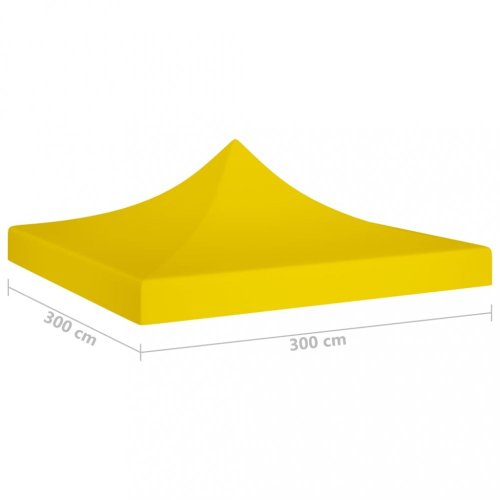 Náhradní střecha k party stanu 3 x 3 m Dekorhome - BAREVNÁ VARIANTA: Žlutá