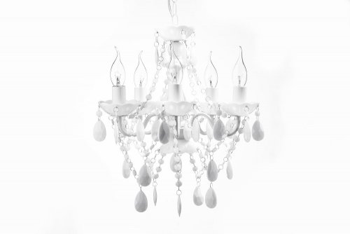 Závěsná lampa SEATTLE lustr Dekorhome - BAREVNÁ VARIANTA: Bílá