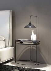 Stolní lampa kovová černá Kiruna Ledea