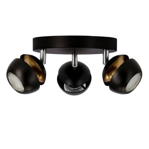 Stropní lampa Boni 3x3W gu10 LED černá