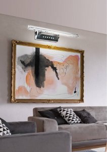 Nástěnné svítidlo 7W LED trojúhelníková trubice s vypínačem chrom FORTE