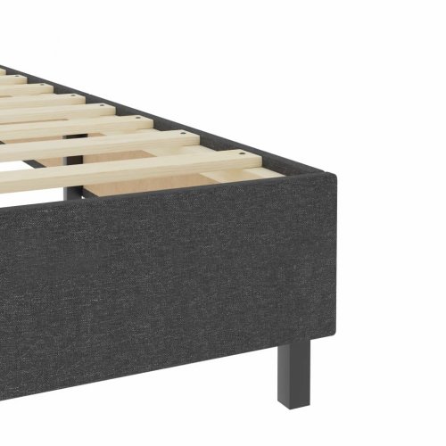 Boxspringová postel tmavě šedá Dekorhome