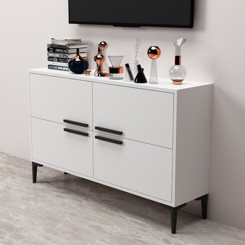 TV stolek Ctn - White
