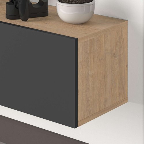 TV stolek Francy 180 - Sapphire Oak, Anthracite