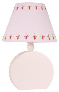 Stolová lampa Ofélia 1x40W E14 ružová