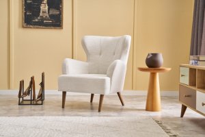 Kreslo ušiak Karina Prestij - Cream