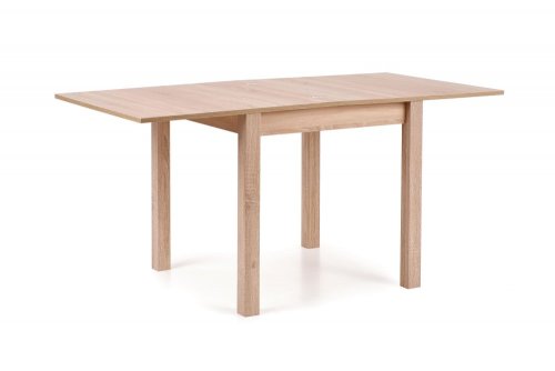 Rozkladací jedálenský stôl GRACJAN - BAREVNÁ VARIANTA: Biela / dub sonoma