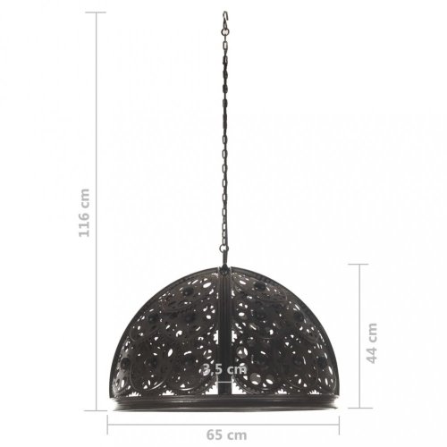 Závesná lampa čierna Dekorhome - ROZMER: 45 cm