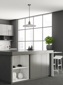 Závesná lampa Chester zo skla 30 cm Ledea