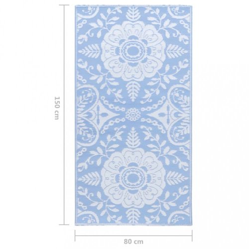 Venkovní koberec PP modrá Dekorhome - ROZMĚR: 190x290 cm