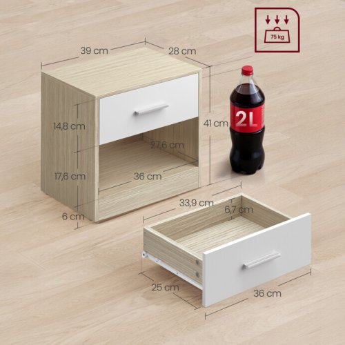 Noční stolek 2 ks ANT-E1081