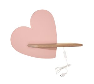 Dětská nástěnná lampička HEART LED
