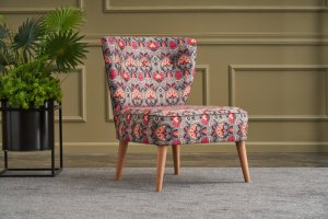 Kreslo ušiak Viola Berjer Karanfil