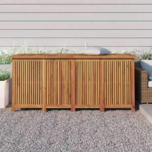 Zahradní úložný box 175 x 80 x 75 cm masivní akáciové dřevo