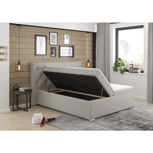Boxspringová posteľ MORINA - ROZMER LÔŽKA: 160 x 200 cm