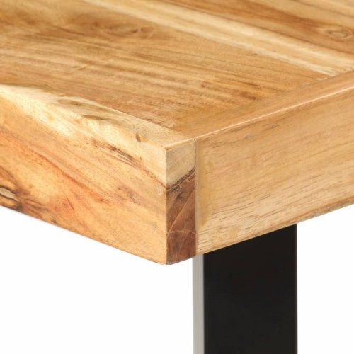 Barový stôl masívne drevo / oceľ Dekorhome - DEKOR: Recyklované drevo