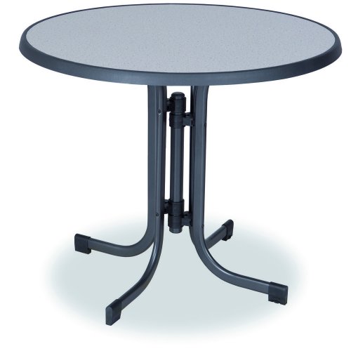 Záhradný stôl skladacie PIZARRA - ROZMER: ø 85x73 cm