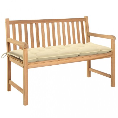 Zahradní lavice s poduškou 120 cm Dekorhome